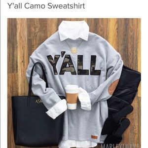 NWT marleylilly y’all sweatshirt large x large